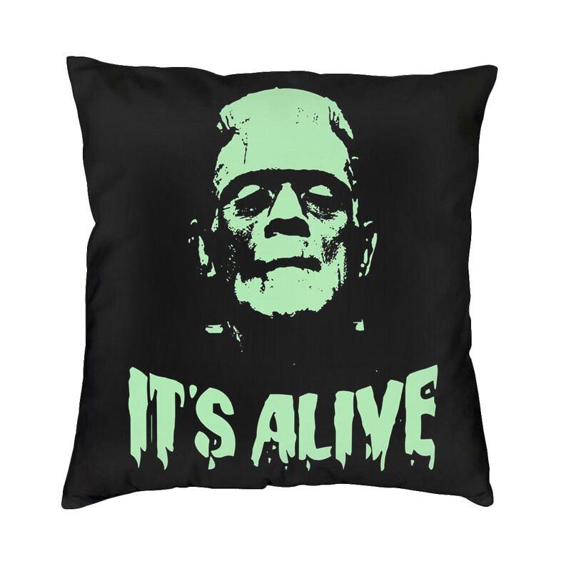 Flirtationship Bride Of Frankenstein Cushion Cover Horror Film Floor Pillow Case For Sofa Fashion Pillowcase Home Decor