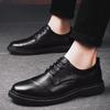 Fashion Men's Leather Shoes Round Toe Non Slip and Waterproof Height Increasing Male Casual Shoe Common In Promotion Designer Size 45 Pu