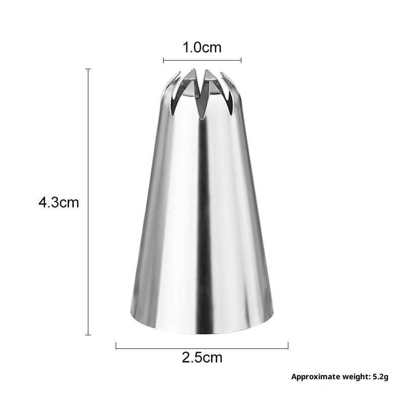 2D Icing Piping Tips Stainless Steel Pastry Nozzle Set for Cupcake Cake Decorating Home Baking Bakery Professional Use