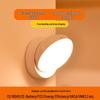 Rechargeable 360° Rotating LED Night Light with Motion Sensor and Magnetic Mount for Bedroom, Stairs, or Hallway