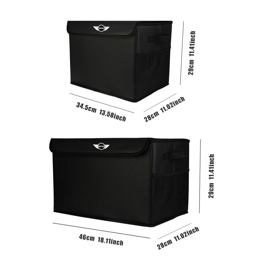 Foldable Car Styling Rear Trunk Storage Box Case Auto Interior Accessories For MINI Cooper JCW WORKS R55 R56 F55 F56 R57 R58 R59 zbfhp66