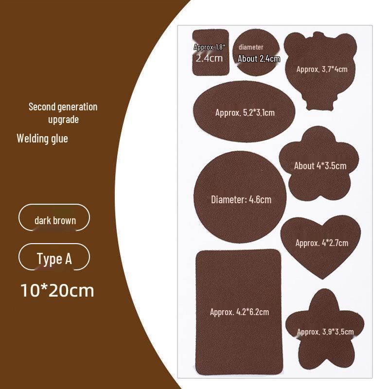 Parche de Cuero Autoadhesivo para Reparación de Ropa y Decoración