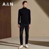 Antônio Men's 100% Cashmere Turtleneck Sweater