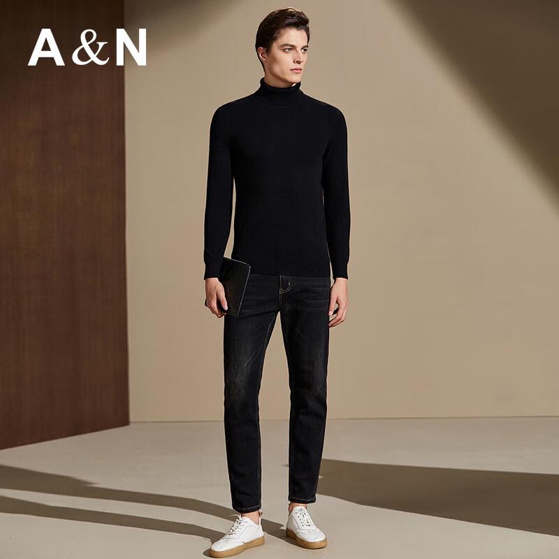Antônio Men's 100% Cashmere Turtleneck Sweater