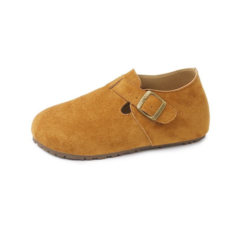 Women's new autumn platform casual ugly cute one-pedal single shoes women's fashion Doudou shoes women