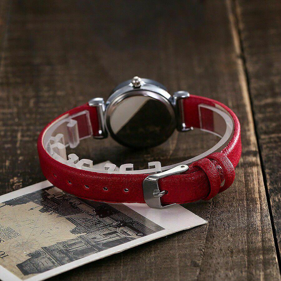 Top Classic Women's Watches Casual Quartz Leather Strap Band Watch Round Analog Clock Wrist Watches