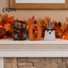 Customizable Halloween Letter Set Wooden BOO Ornaments, Lettering Decorations, Rustic Bat Pumpkin Ghost Playful Desktop Decorations Table Signs