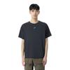 Asics Outdoor Casual Crew Neck Pullover Solid Color Short Sleeve T-Shirt Men Tops Black 2011D077-001