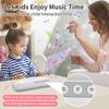 Rainbow Flashing Piano Toys Electronic Music Toys with 5 Instruments 13 Melody Portable Keyboard Toys Educational Toys for Kids