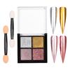 Multichrome Chameleon Eye Shadow Powder Nail Glitters Aurora Neon Rainbow Pigment Chrome Powder Iridescent Eyeshadow Nail Decors