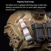 Airsoft Helmüberzug Tarnung Taktisch FAST Helm Stoff Jagd Schießen Helm Zubehör mit Elastischer Kordel Geschwindigkeits Sensoren 6