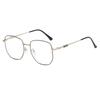 New Sven metal myopia glasses frame men can be equipped with optical myopia frame men's large frame anti-blue light flat mirror HC