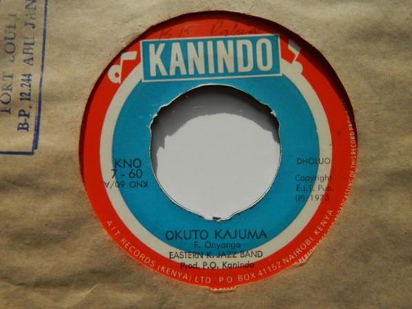 7inch Record EASTERN K. JAZZ BAND Okuto Kajuma Paul Odongo KNO760 KANINDO 1973 Kenya World Music Used