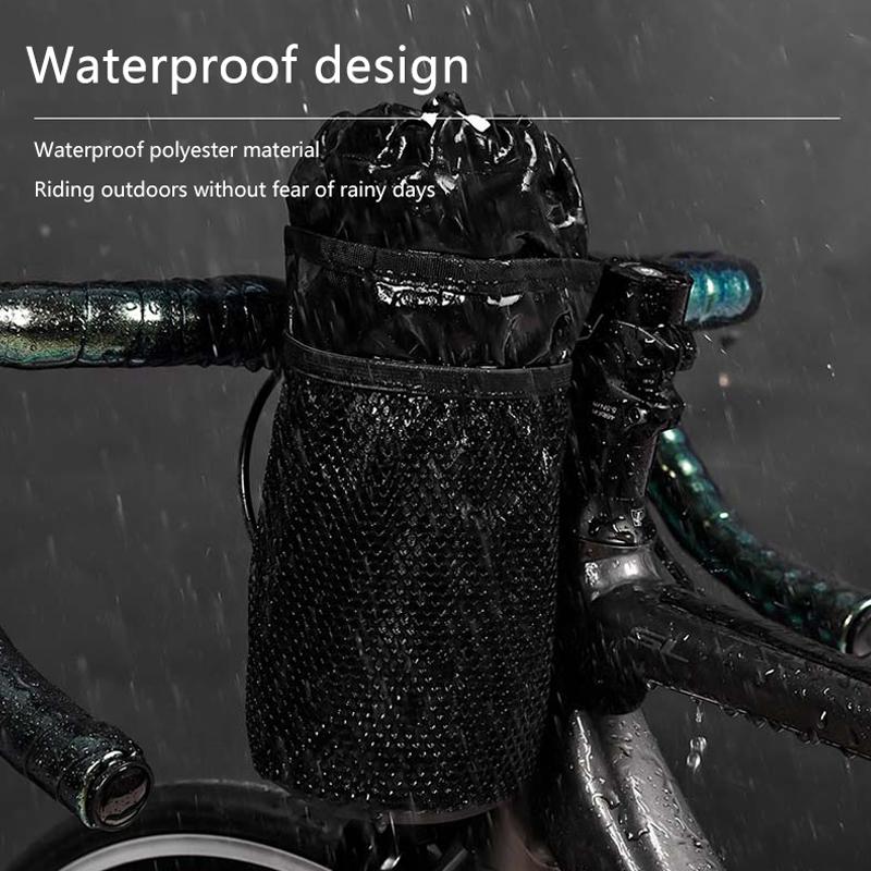 Fahrrad Flaschenhalter Radfahren Wasserflasche Träger Beutel Isolierte Wasserkocher Straße Fahrrad Lenker Tasche Zubehör