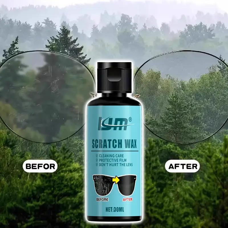 Zestaw do naprawy i polerowania okularów – Pasta do usuwania rys dla lusterek samochodowych, okularów do czytania, soczewek aparatu,