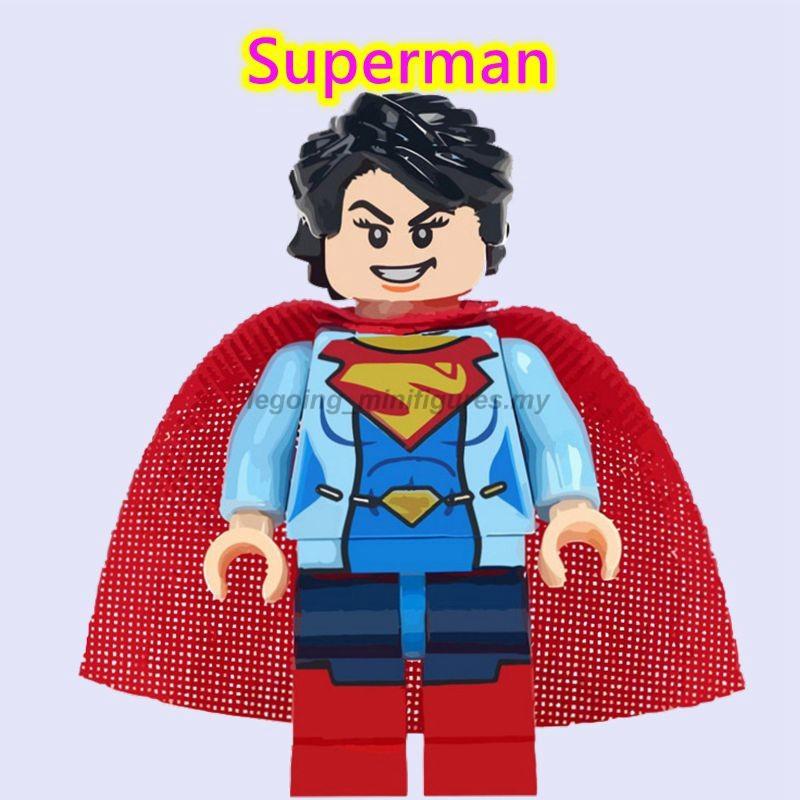 Compatible With Marvel Minifigures Superman Green Lantern Building Blocks Toys For Children