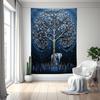 Elephant series room wall tapestries animal tapestries planet tapestry background fabric bedside wall tapestry carpet