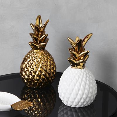 Leichter Luxus Kreative Keramik Ananas Ornamente Modern Schlicht Nordisch Wohnzimmer TV-Schrank Schreibtisch Zuhause Weiche Dekorationen