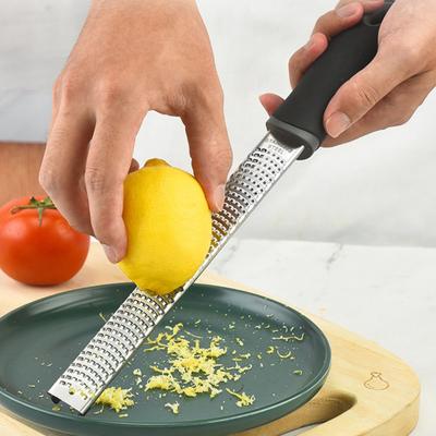 Stainless Steel Lemon Zester Cheese Kitchen Ginger Tool for Parmesan Grater Garlic Nutmeg Citrus