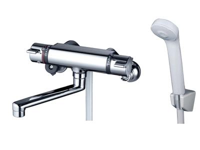 Duș termostatic KVK cu țeavă de 170 mm KF800THS Gri (Rezistenta la apa)