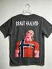 Erling Haaland Norway Funny Majin Buu Graphic T Shirt Men Football Soccer Cartoon Tee Unisex Streetwear Short Sleeve Tops