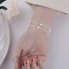 Original 925 Silver Stars Bead Bracelets for Women Korean Adjustable Charm Lucky Bead Bracelet Luxury Party Jewelry