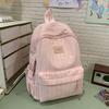 Schoolbag Korean version ins schoolbag for female high school students, versatile high-value large-capacity backpack for junior high school students