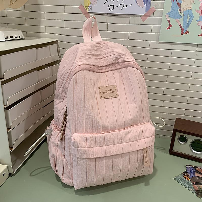 Schoolbag Korean version ins schoolbag for female high school students, versatile high-value large-capacity backpack for junior high school students