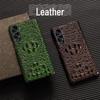 Honor X20/X20SE Crocodile Skull Cowhide Leather Case for X10Max - Half Package, Genuine Leather Protective Cover