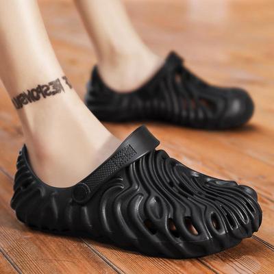 Sandálias masculinas de EVA com sola grossa e antiderrapantes para esportes de verão - Sapatos de praia ao ar livre com sola macia