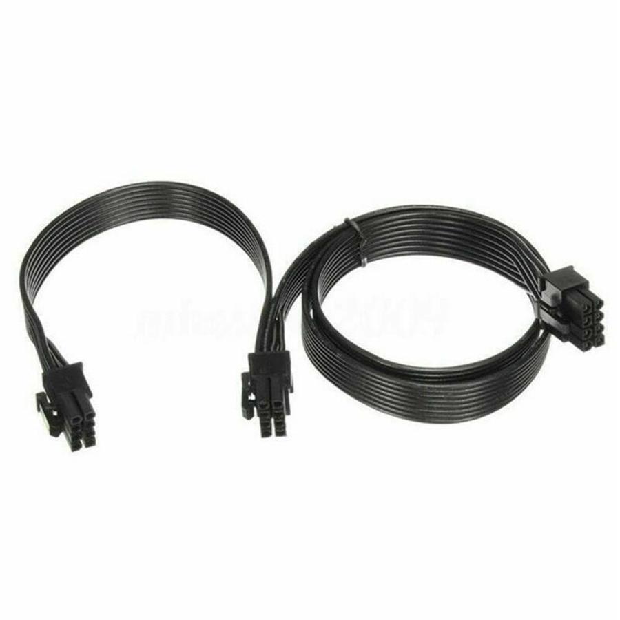 Ny 1× PCI-e 8-pinners til DOBBEL 8-pinners (6+2) Pin Strømkabel For CORSAIR AX-serien Modulær PSU