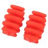 Buestabilisator Silikon Universell Vibrasjonsdemper Compoundbue Lemmer Støtdemper 2 stk Rød