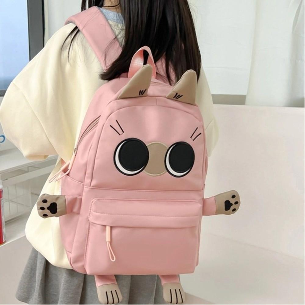 Cute Cat Design Backpack Bag Waterproof High Capacity School Bags Lolita Shoulder Bag