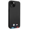 Bmw Case Bmhmp14M22Ptdk Iphone 14 Plus / 15 Plus 6,7 Black/Black Leather Stamp Tricolor Magsafe