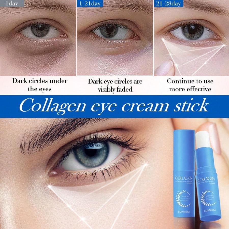 1/2PCS Collagen Eye Cream Stick, Eye Cream, Moisturizing, Repairing Skin, Reducing Dryness And Fine