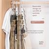 1PC Multifunctional Children's Hanger Non-slip Bold Traceless Household Pants Hanger Folding Clothing Store Pants Clip