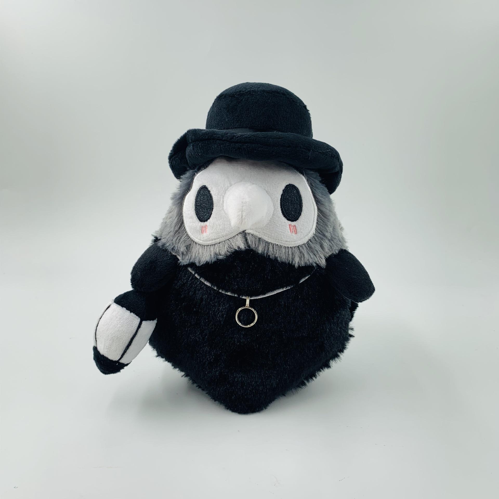 

Стимпанк Птичий клюв Доктор Медсестра Светящаяся в темноте Ворона Сосущий Мягкую Куклу Чума