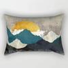 30X50cm Watercolor Stripe Chinese Style Pattern Printing Decorative Living Room Home Furnishing Polyester Rectangular Pillowcase