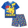 Potdemiel Pikachu & Pokeball Pajama Allover Print  Kids T-Shirt & Shorts Set Summer Quick-dry Soft Comfy Lightweight