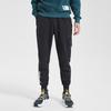 Li Ning Badfive Basketball Series Solid Color Casual Cuffed Letter Sports Pants Men Pants Standard-Black AKLQ507-2