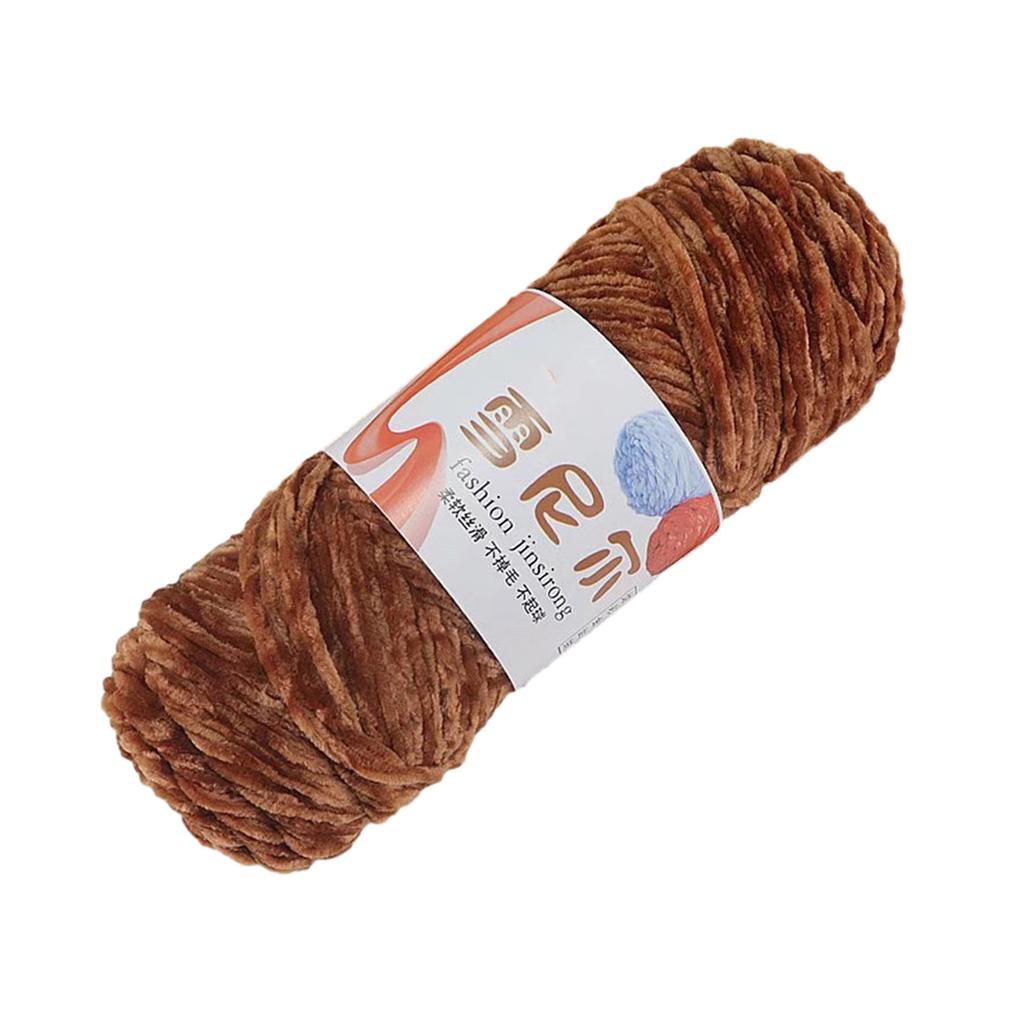 Skin Friendly Velvet Hand Knitting Yarn for DIY Cardigan Gloves Shawl Knitting Threads for Crochet Sweater Scarf Clothes
