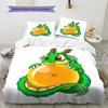 Shenron Pattern Bedding,Quilt Set Quilt Cover Pillowcase Home Birthday Gift (1 * Duvet Cover + 2 * Pillowcase, Without Core)