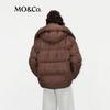MO&Co. 2024 Winter Detachable Hood Puff Down Jacket