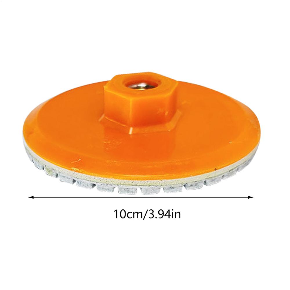 1 buc 8cm/10cm Disc de lustruire pentru tăierea plăcilor ceramice Polizor unghiular Lustruire uscată Marmură Piatră de cuarț Șanfrenare Măcinare Margine
