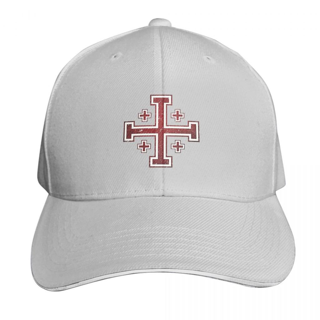 Croce di Gerusalemme Croce dei Cavalieri Medievali Cappellino da Crociato Moda Casual Cappellini da Baseball Hop Estate Unisex Cappellini da Baseball Policromatici