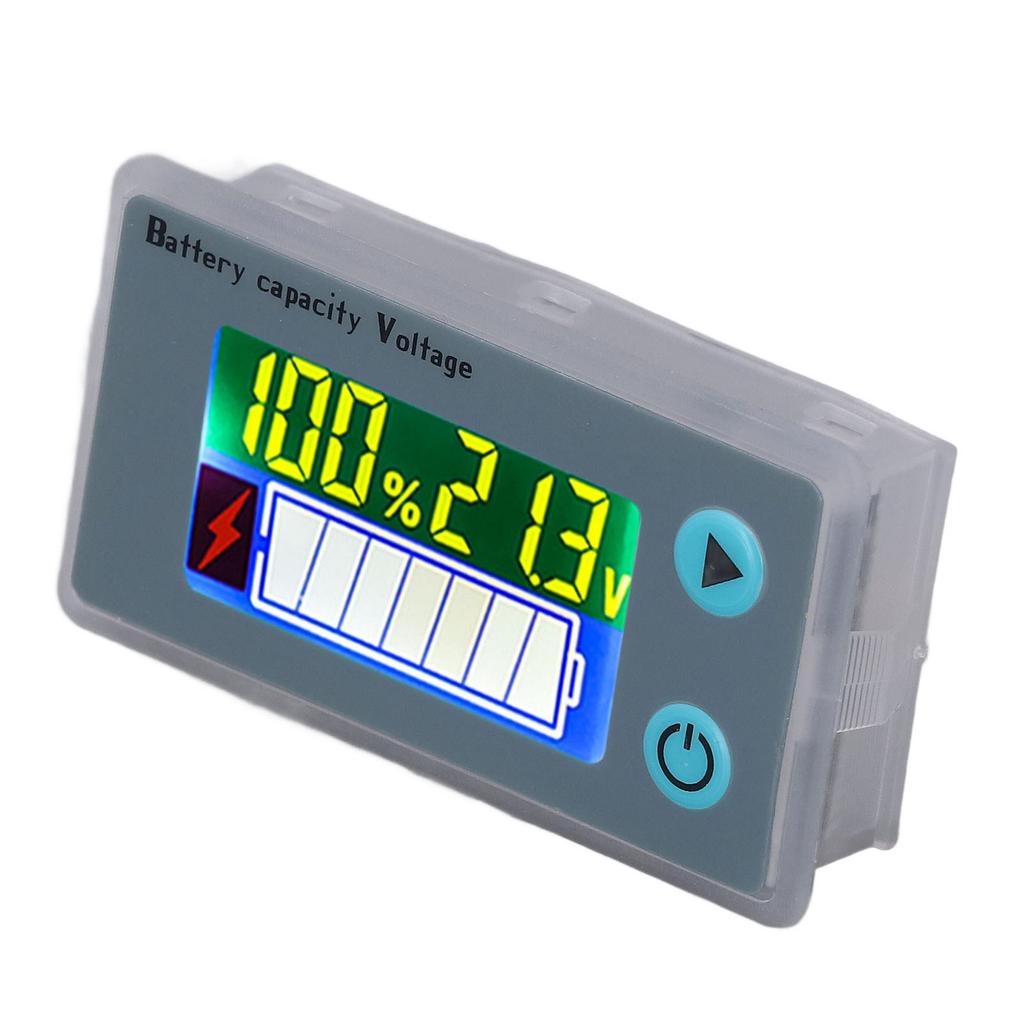 Tester Napięcia Pojemności Baterii Wyświetlacz Cyfrowy LCD Wskaźnik Mocy Baterii dla Litowo-Żelazowo-Kwasowych