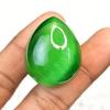 95.15 ct Pear Cabochon Shape Green Cat'S Eye Natural Loose Gemstone for Jewelry Making and Crafts