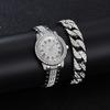 Ladies Watch Diamond Jewelry Watch, Women's Watch Quartz Watch Digital Watch Necklace Watch Set