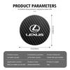 2 pièces Porte-gobelet d'eau de voiture Tapis Antidérapant Inserts Sous-verres Coussinets Pour Lexus CT ES GS NX IS250 CT200h IS300h ES300h ERX400h NX300h