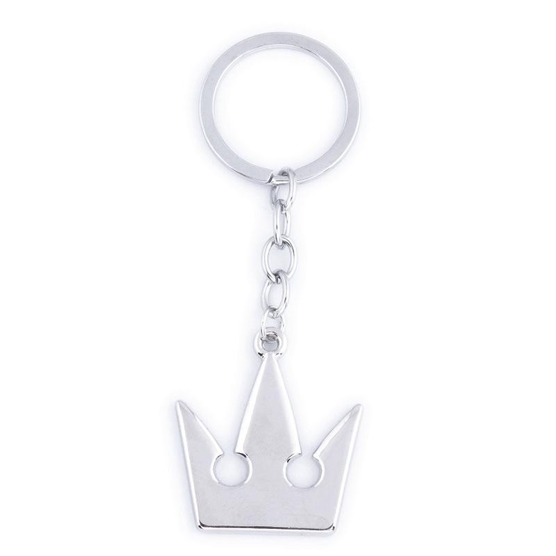 Spiel Kingdom Hearts Kette Anhänger Halskette Sora Schlüsselanhänger Krone Anhänger Statement Choker Halskette Damen Herren Schmuck Cosplay